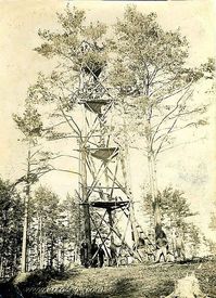 Юго-Западный фронт. Наблюдательная вышка. 1916г. — Фотографии Михаила Яковлевича Черепанова времен Первой мировой войны.