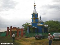 Село Боровлянка. Никольская Крестовоздвиженская церковь. 2009-01 — Фото Владимира Шевцова.