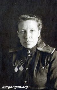 Жители станции Иковка Кетовского района Курганской области — Гайнулина (Потаскуева) Полина Петровна 1920 года рождения. Участница Великой Отечественной войны. Фото из архива Гайнулиной (Каширцевой) Нины (ст. Иковка Кетовского района). Фото для размещения на сайте «Курганген» предоставлено Верой Собакиной (Латвия).