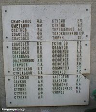 Село Белозерское Курганской области - 29 — Памятник погибшим на Великой Отечественной войне. Фото Владимира Шевцова, 7.08.2010.