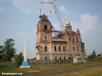 Село Усть-Суерское Белозерского района Курганской области - 08 — Николаевская церковь. Фото Владимира Шевцова, 7.08.1910.