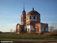 Шадринский район, село Замараевское — Здание Знаменской церкви. Фото Владимира Шевцова, 2010 год.