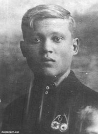 Пушкарев  Николай  Петрович — Пушкарев Николай Петрович, участник ВОВ, житель Рябково - погиб на фронте. Фото из домашнего архива Пушкарева Николая (Курган).