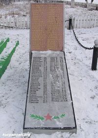 Село Половинное Целинного района Курганской области — Фото Владимира Шевцова, 11.11.2011.