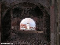 Село Половинное Целинного района Курганской области — Здание Покровской церкви. Фото Владимира Шевцова, 11.11.2011.