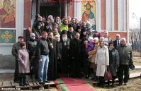 Курган. Храм во славу иконы "Торжество Пресвятой Богородицы" Порт-Артурской — Освящение храма 8 апреля 2012 года. Фото Владимира Шевцова.