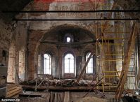 Село Батурино. Спасо-Преображенская церковь-17. — На втором этаже ведется ремонт. Фото Владимира Шевцова, 27.04.2012
