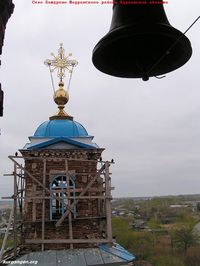 Село Батурино. Спасо-Преображенская церковь-23. — Вид с колокольни. Фото Владимира Шевцова, 27.04.2012