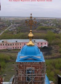 Село Батурино. Спасо-Преображенская церковь-26. — Вид с колокольни. Фото Владимира Шевцова, 27.04.2012