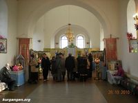 Курганская область, рабочий поселок Каргаполье-04 — В Покровской церкви. Фото Владимира Шевцова, 2010 год.