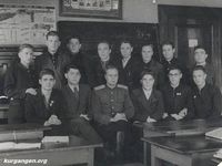Курган — Сельхозинститут. Занятия по военной подготовке. Из архива Соловьевых (Курган).