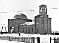 Курганская область, Юргамышский район, село Кислянское. — Кирилло-Белозерская церковь. Фото из архива Лидии Астафьевой (Юргамыш).