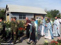 Мишкино. Празднование иконы "Торжество Пресвятой Богородицы" (Порт-Артурской) - 18 — Крестный ход. Фото Николая Павлова, 2009.