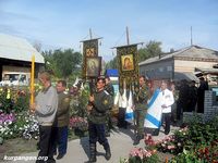 Мишкино. Празднование иконы "Торжество Пресвятой Богородицы" (Порт-Артурской) - 13 — Крестный ход. Фото Николая Павлова, 2009.