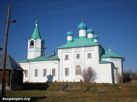 Курганская область, Катайский район, село Боровское-15 — Николаевский храм. Фото Владимира Шевцова, 2010 год.