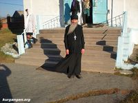 Курганская область, Катайский район, село Боровское-18 — Священник, отец Владимир. Фото Владимира Шевцова, 2010 год.
