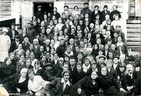 Село Белозерское — Районная учительская конференция, 1928 год.
