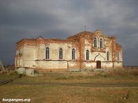 Шадринский район, село Глубокое-04 — Храм Владимирской иконы Божьей матери. Фото Владимира Шевцова, 2010 год.