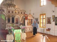Село Лесниково Кетовского района Курганской области - 18 — Церковь во имя Сергея Радонежского. Фото Николая Павлова, 19.08.2010.