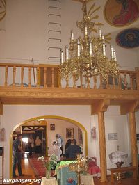 Село Лесниково Кетовского района Курганской области - 12 — Церковь во имя Сергея Радонежского. Фото Николая Павлова, 19.08.2010.