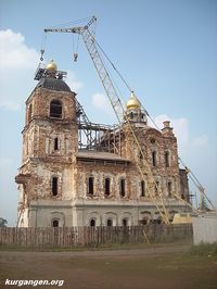 Село Усть-Суерское Белозерского района Курганской области - 26 — Николаевская церковь. Фото Павла Варлакова, 7.08.1910.