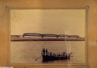 Сибирская железная дорога в Курганском уезде — Мост через реку Тобол. Фото из архива Кетова Ильи (г. Москва).