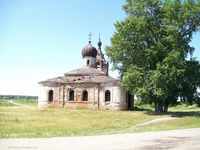 Село Шаламово. Здание церкви Иоанна Предтечи-2 — Фото Алексея Канунникова, 2009.